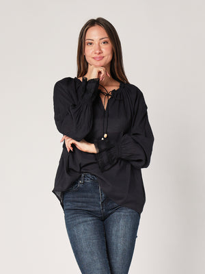 Maglia collo con nodo