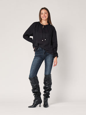 Maglia collo con nodo