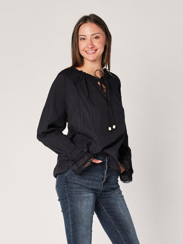 Maglia collo con nodo