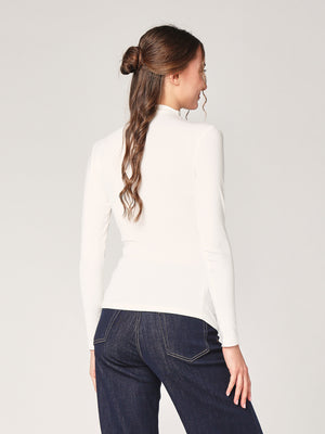 Maglia arricciata con punte