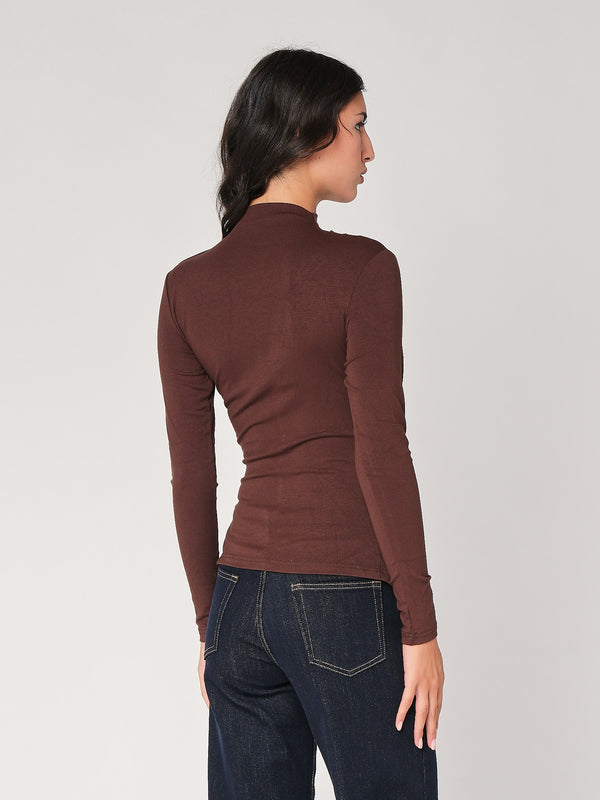 Maglia arricciata con punte