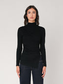 Maglia arricciata con punte