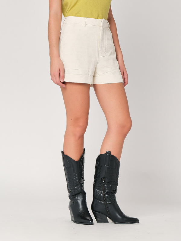 Shorts con motivo a D
