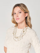 Collana corta con sfere