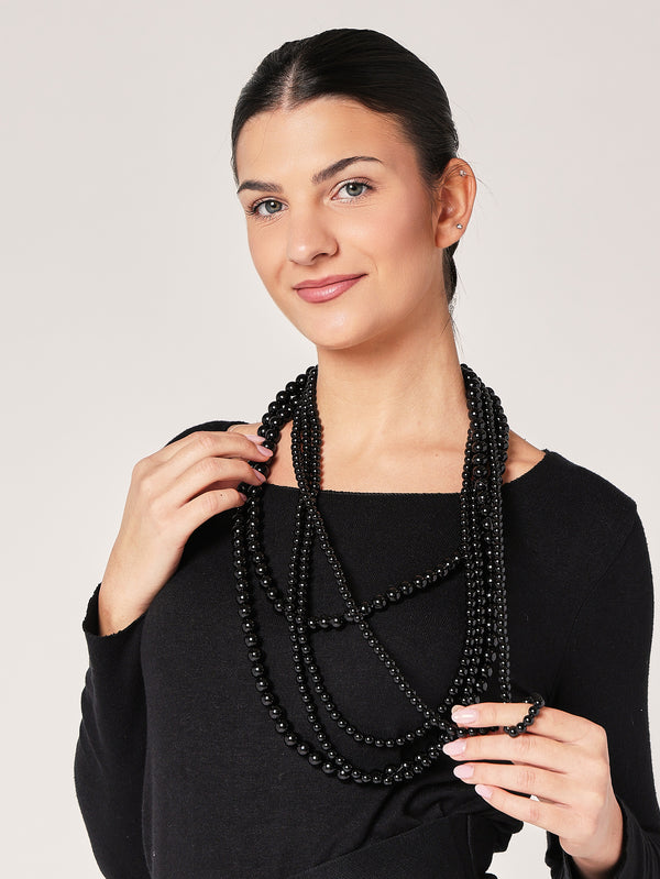 Collana con perline