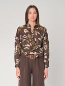 Camicia fantasia collo coreana