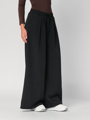 Pantalone palazzo con pinces