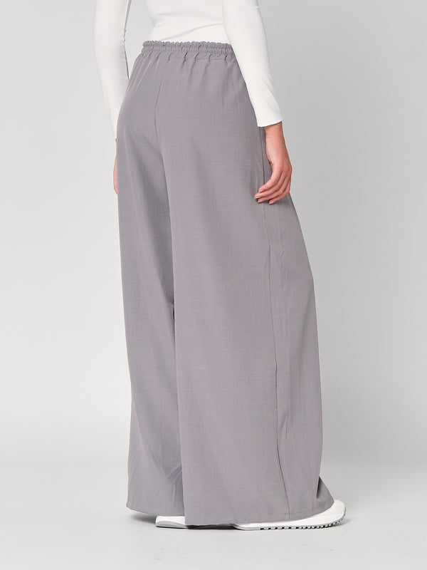 Pantalone palazzo con pinces