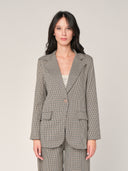 Blazer pied de poule
