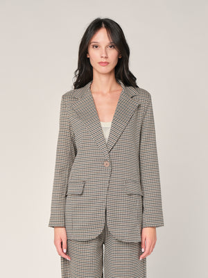 Blazer pied de poule
