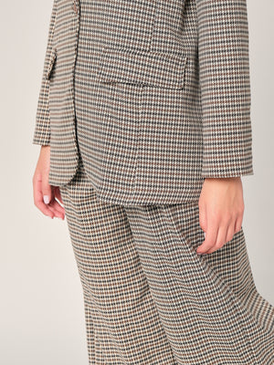 Blazer pied de poule