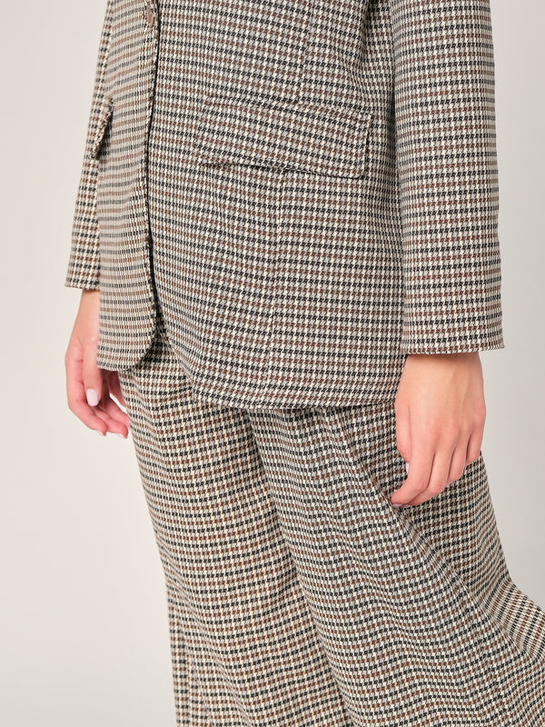 Blazer pied de poule