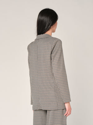 Blazer pied de poule