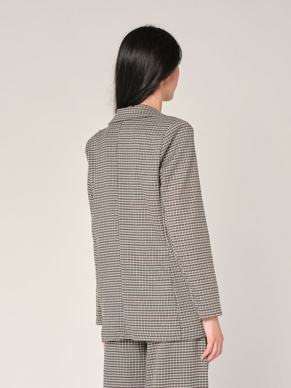 Blazer pied de poule