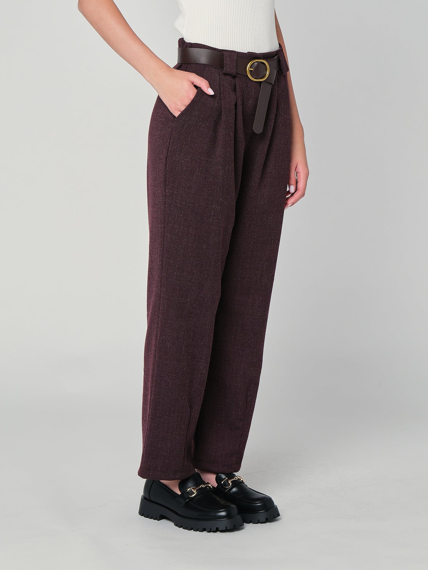 Pantalone con cintura