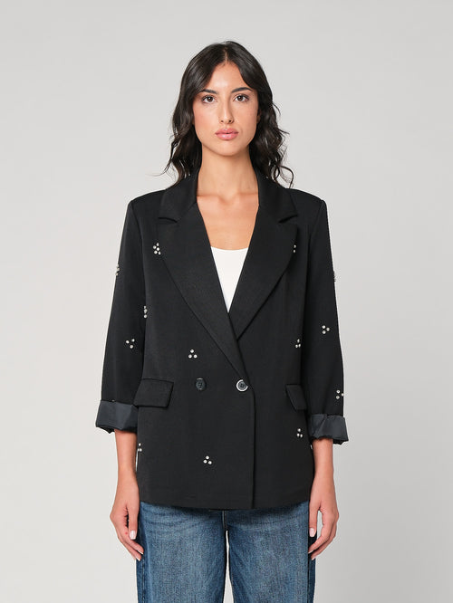 Blazer con swarovski