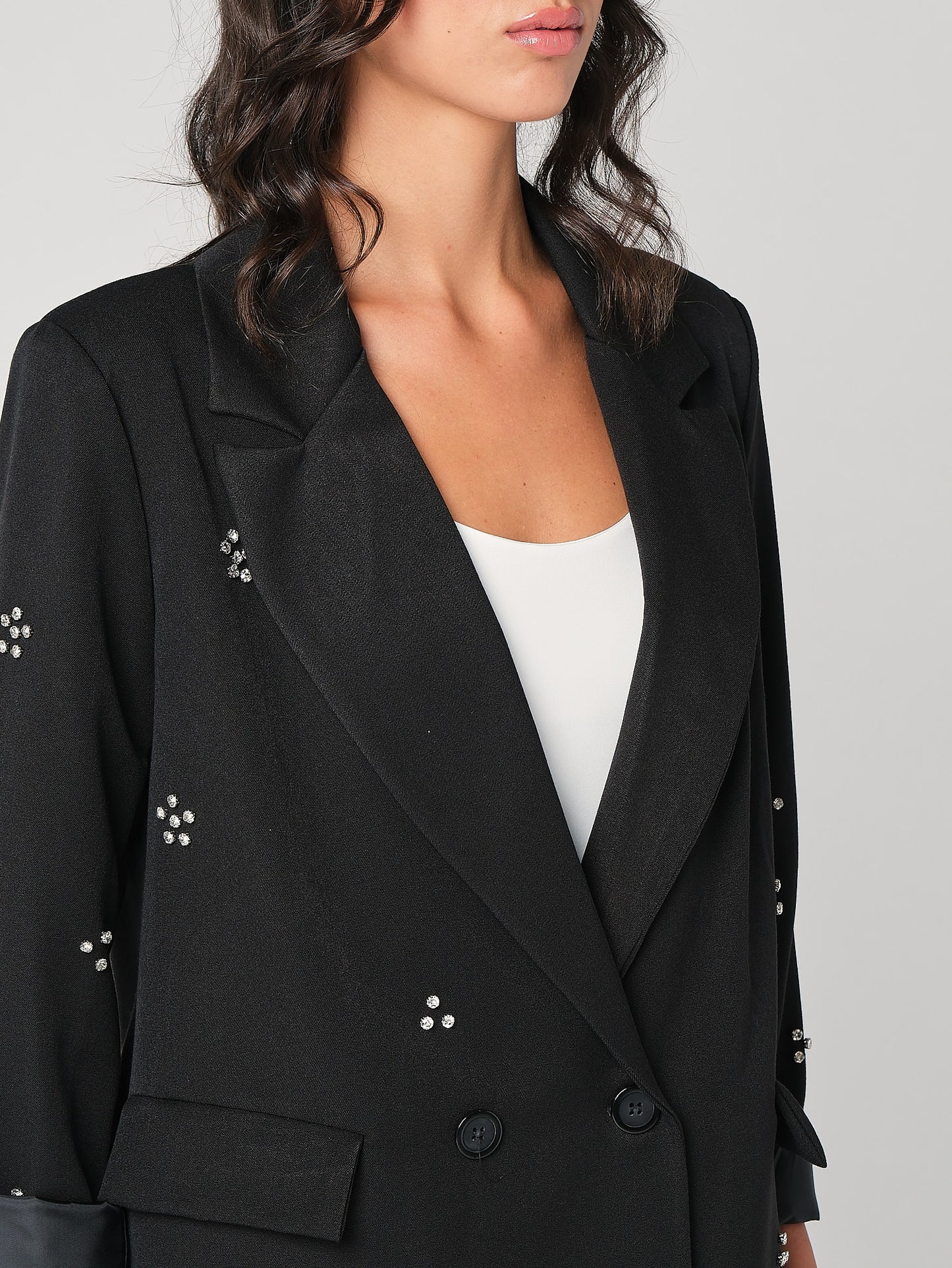 Blazer con swarovski