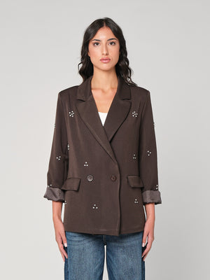Blazer con swarovski