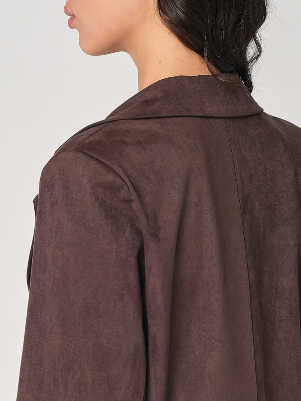 Blazer effetto daino