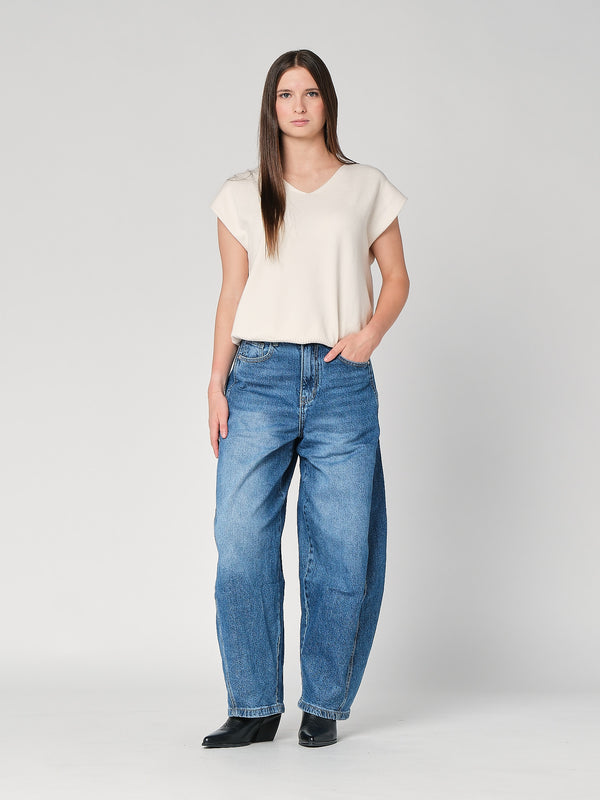 Jeans gamba lagra