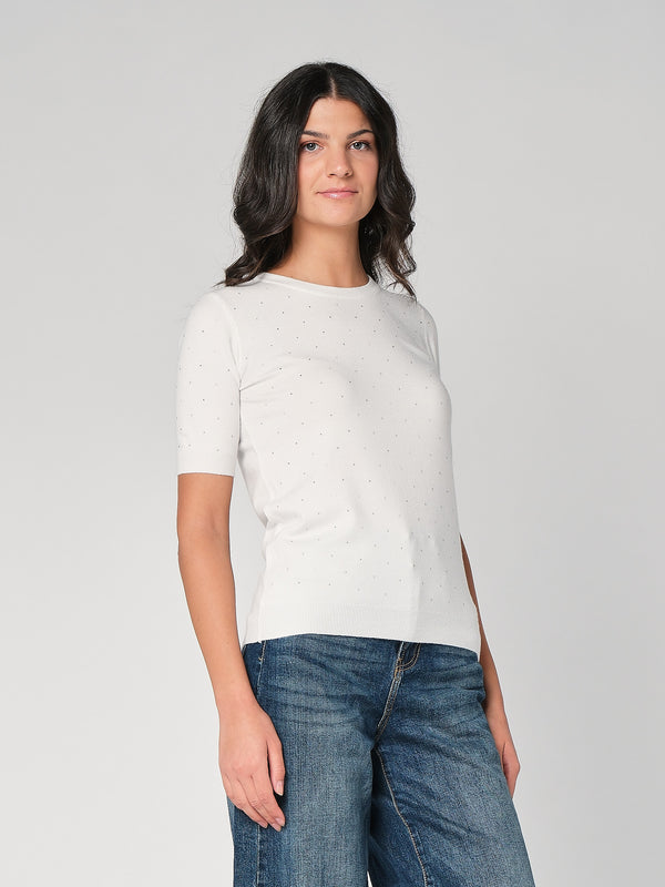 Maglia con strass