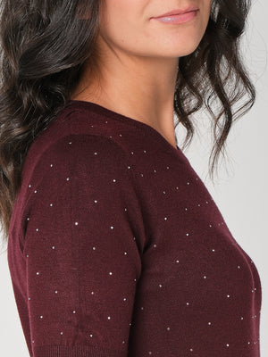 Maglia con strass