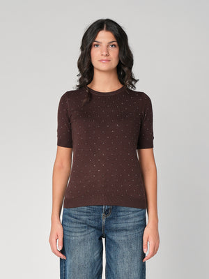 Maglia con strass