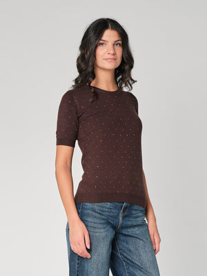 Maglia con strass