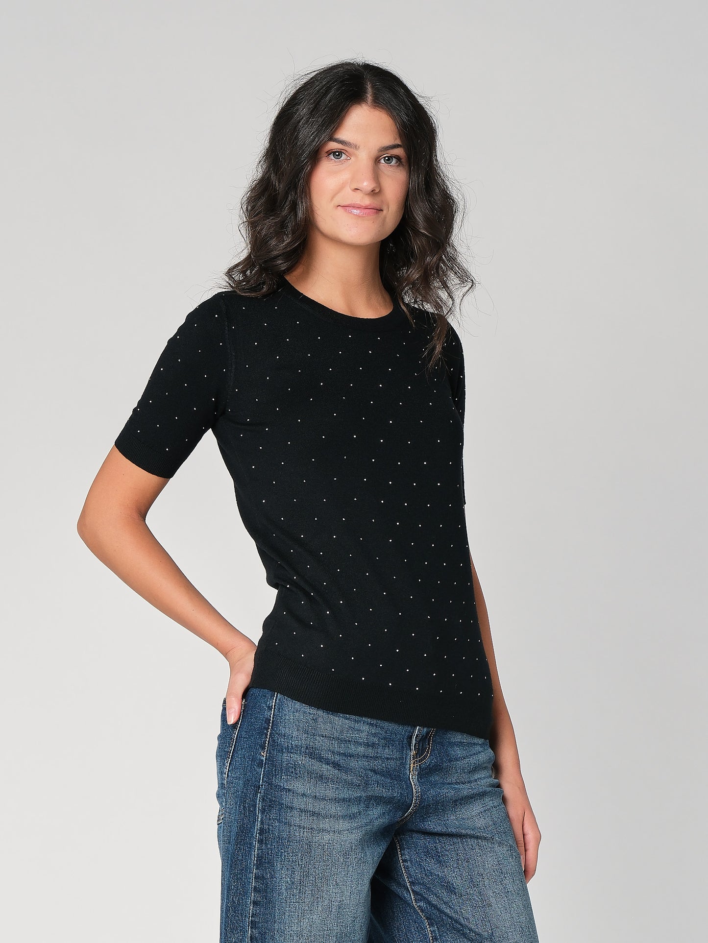Maglia con strass