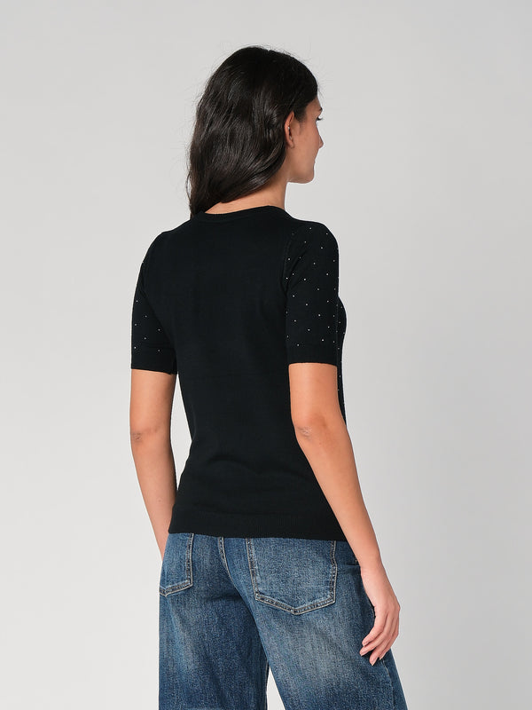 Maglia con strass