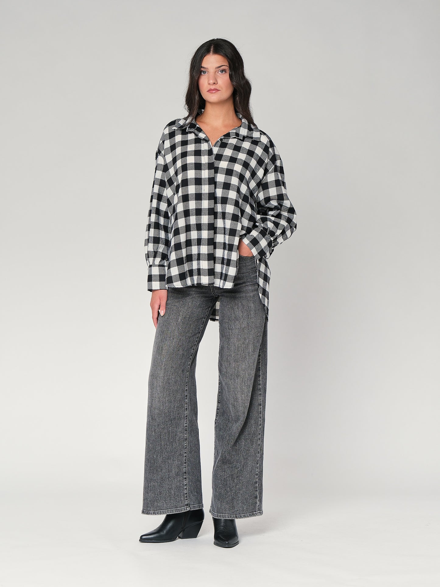 Camicia in flanella a quadri