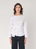 Camicia con nodo a lato