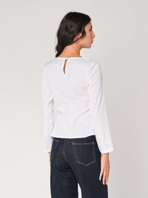 Camicia con nodo a lato