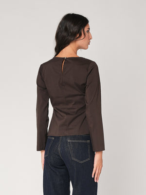Camicia con nodo a lato