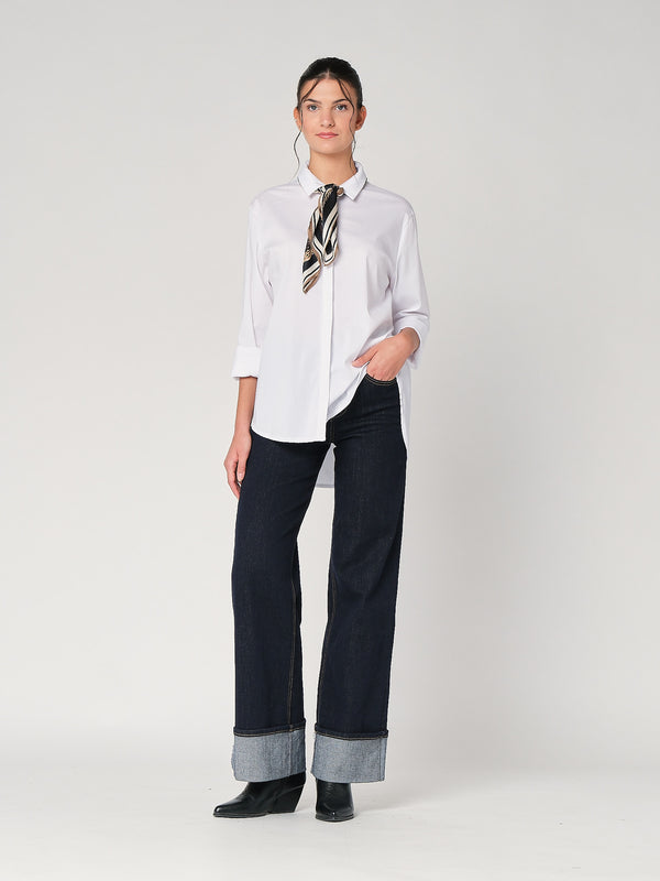 Camicia con retro lungo