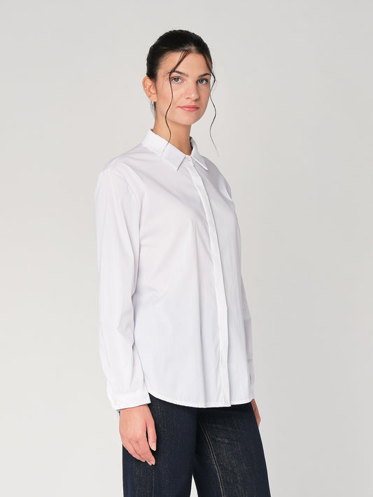 Camicia con retro lungo