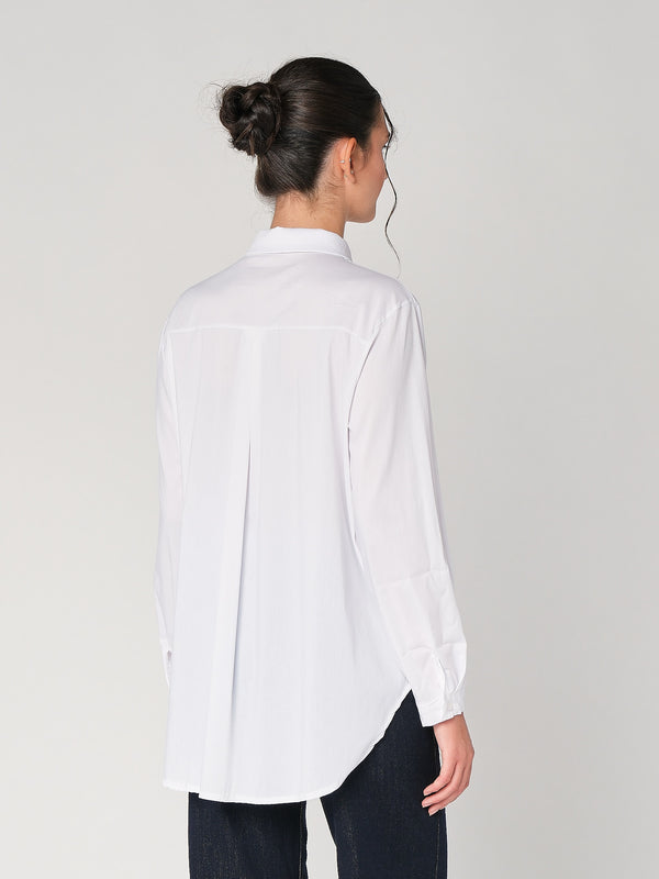 Camicia con retro lungo