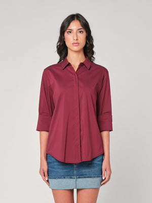 Camicia con retro lungo