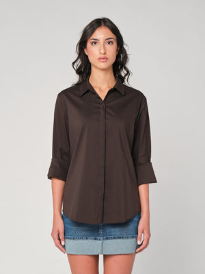 Camicia con retro lungo