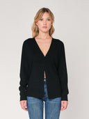 Cardigan con bottone