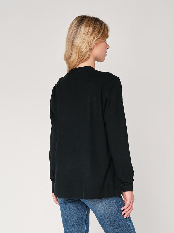 Cardigan con bottone