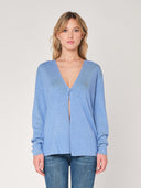 Cardigan con bottone