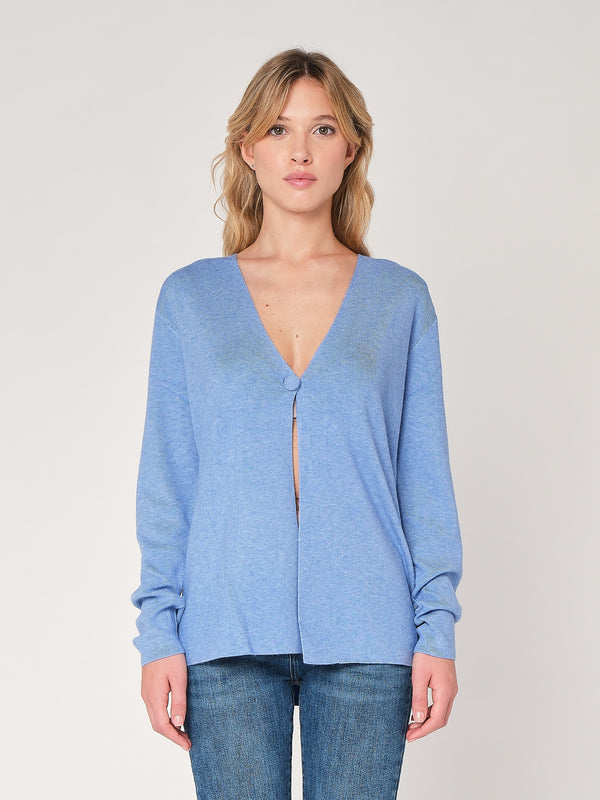 Cardigan con bottone