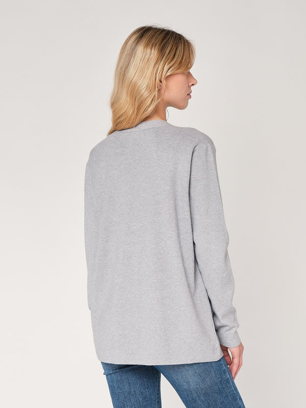 Cardigan con bottone