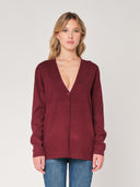 Cardigan con bottone
