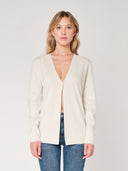 Cardigan con bottone