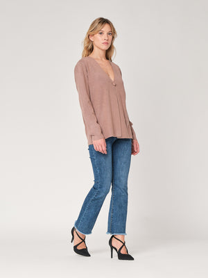 Cardigan con bottone