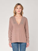 Cardigan con bottone