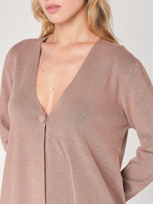 Cardigan con bottone
