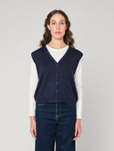Maglia girocollo con gilet